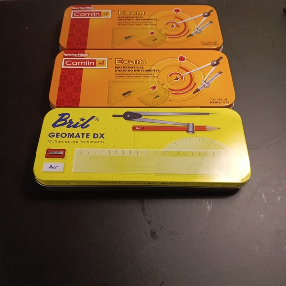 Camlin Geometry Mathematics Instrument 5pcs Set - Picture 5 of 5